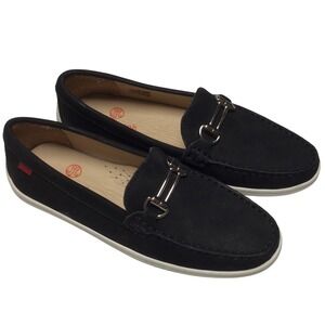Marc Joseph Black Suede Leather Double Bit Drivers‎ Loafers Youth Boys 4